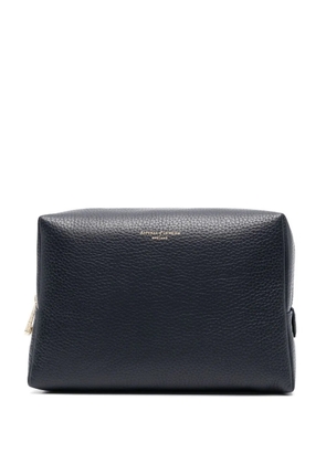 Aspinal Of London large London makeup bag - Blue