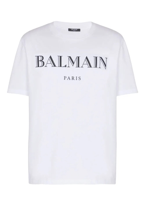 Balmain Paris logo T-shirt - White