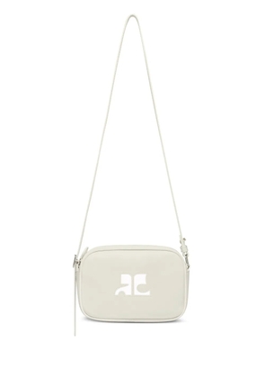 Courrèges Reedition leather camera bag - Neutrals