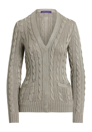 Ralph Lauren Collection cable-knit cardigan - Grey