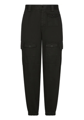 Dolce & Gabbana high-waisted cargo pants - Black