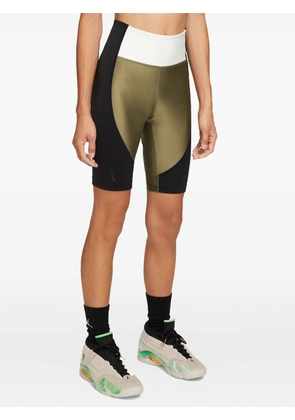 Jordan x Aleali May panelled biker shorts - Green