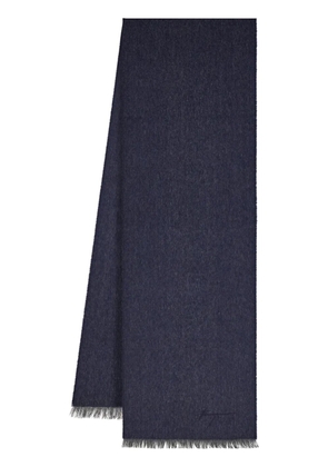 Ferragamo fringe scarf - Blue