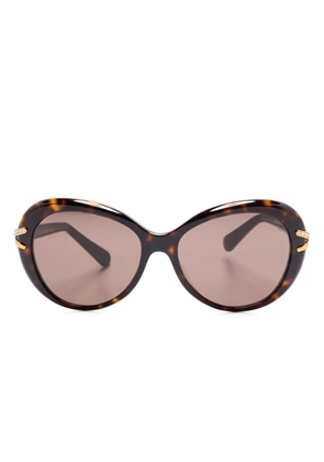 Swarovski Eyewear crystal-embellished sunglasses - Brown