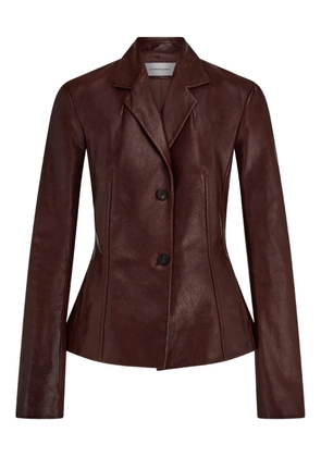 Ferragamo leather jacket - Brown