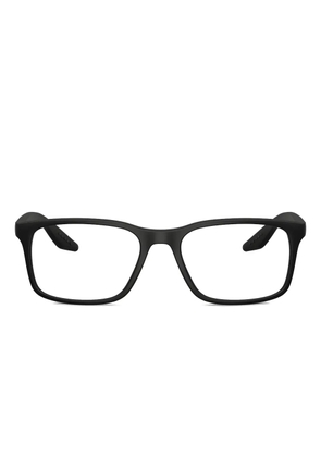 Prada Linea Rossa rectangle-frame glasses - Black