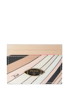PUCCI Iride-print card holder - Neutrals