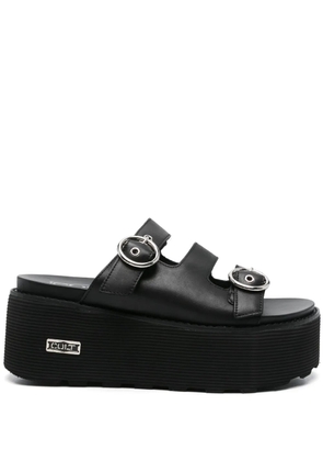 Cult 60mm leather sandals - Black