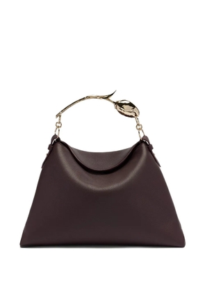 ERDEM large Bloom bag - Brown
