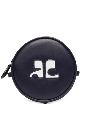 Courrèges Reedition Circle leather bag - Blue