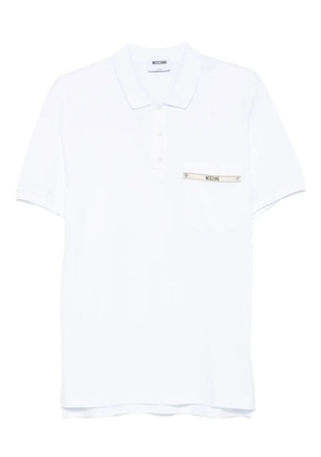 Moschino logo-detail polo shirt - White