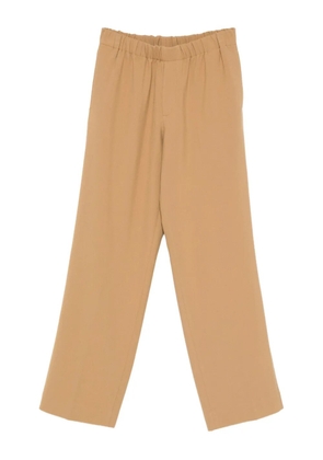 SANDRO elasticated waistband trousers - Brown