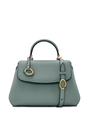 Oscar de la Renta mini Poppy structured tote bag - Blue