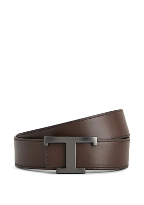 Tod's logo-buckle belt - Blue