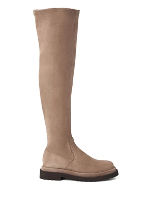 Brunello Cucinelli seam-details boots - Brown