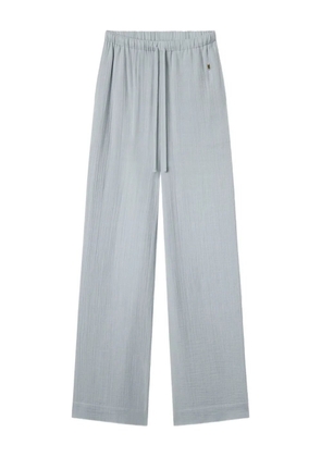ETERNE drawstring wide-leg trousers - Blue