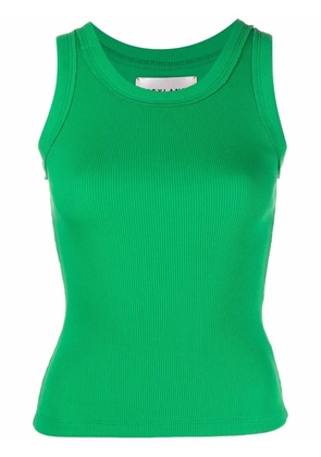 STYLAND fine-ribbed vest top - Green