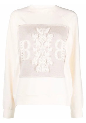 Barrie B-logo sweatshirt - Neutrals