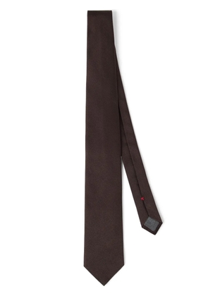 Brunello Cucinelli silk tie - Brown