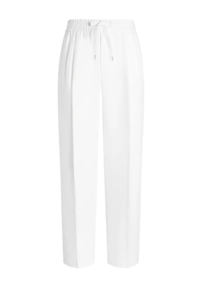 Dolce & Gabbana linen tapered trousers - White