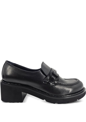 Madison.Maison buckle-detail loafers - Black