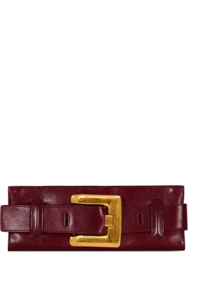 Balmain Anthem clutch bag - Red