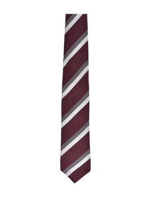 Brunello Cucinelli striped wool tie - Red