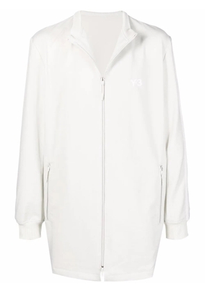 Y-3 tonal logo-print jacket - Grey