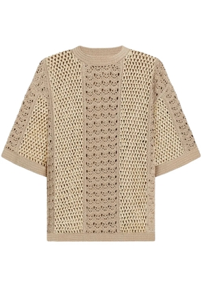 Dolce & Gabbana woven T-shirt - Brown