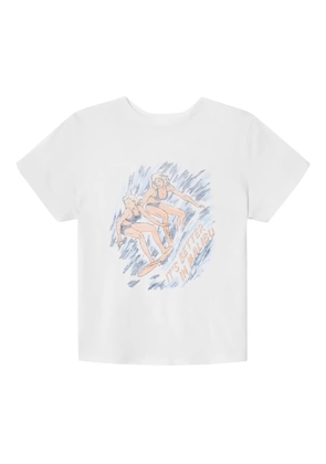 RE/DONE Surfer Girls graphic T-shirt - White