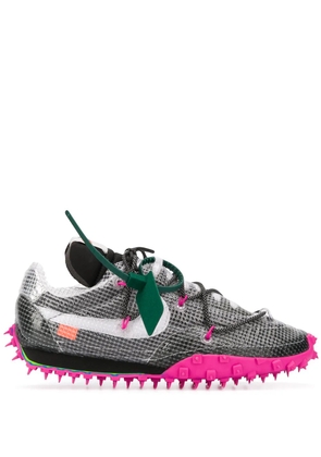 Nike X Off-White Waffle Racer SP 'Black/Fuchsia' sneakers - Grey