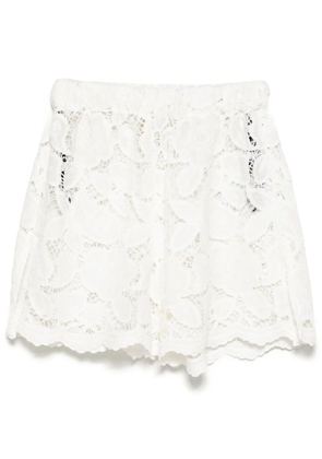 Bambah Chloe crochet shorts - White