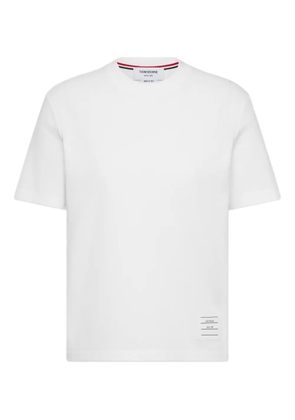 Thom Browne 4-Bar stripe-detail T-shirt - White