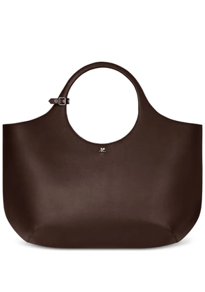 Courrèges maxi Holy leather bag - Black