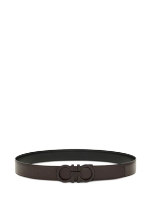 Ferragamo Gancini leather belt - Black