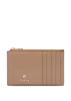 Furla Camelia M zip-top card holder - Brown