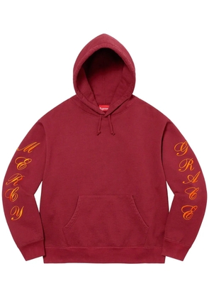 Supreme Patches Spiral hoodie - Red