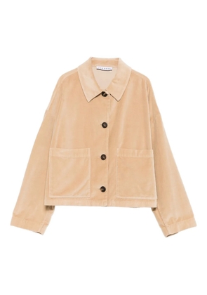 Rosso 35 velvet patch-pocket jacket - Neutrals