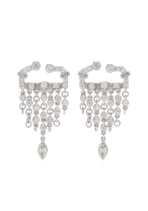 Yvonne Léon 18kt white gold diamond earrings - Silver