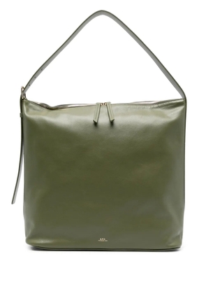 A.P.C. leather shoulder bag - Green