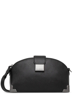 Karl Lagerfeld K/TRUNK leather crossbody bag - Black