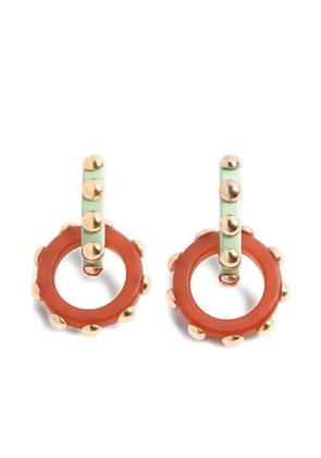 La DoubleJ Double Hoop earrings - Gold
