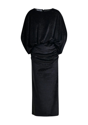 Essentiel Antwerp Ividence draped cape maxi dress - Black