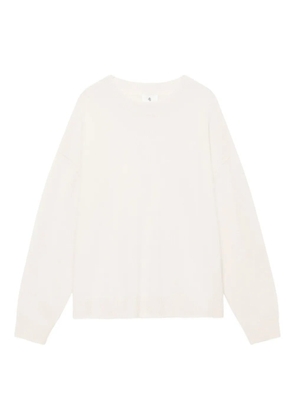 ANINE BING Lee crew-neck cashmere sweater - Neutrals