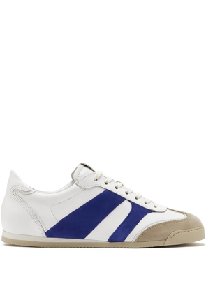 Collegium Pillar Pista panelled sneakers - White