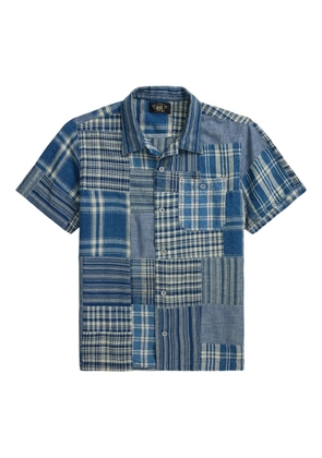 Ralph Lauren RRL patchwork short-sleeve shirt - Blue