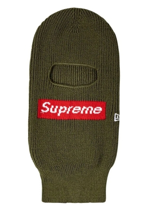 Supreme x New Era Box Logo knitted balaclava - Green