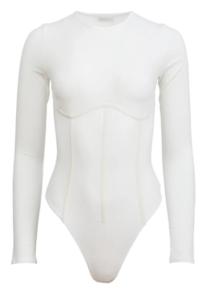 Fleur Du Mal organic cotton-blend bodysuit - Neutrals
