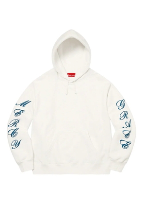 Supreme Patches Spiral 'SS23 - White' hoodie