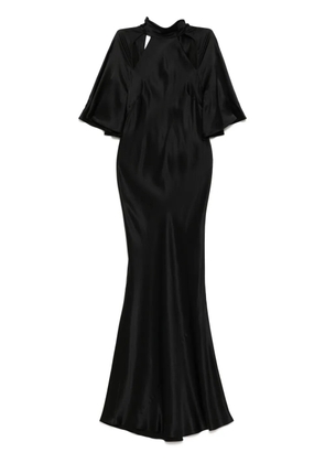 Michelle Mason backless gown - Black